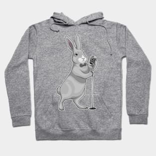 Rabbit Singer Microphone Music Hoodie